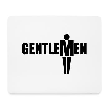 Gentlemen - gentlemen men - Mouse Pad (horizontal) - white - Front