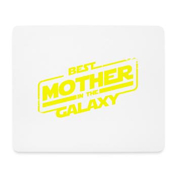best mother in the galaxy - Mouse Pad (horizontal) - white - Front