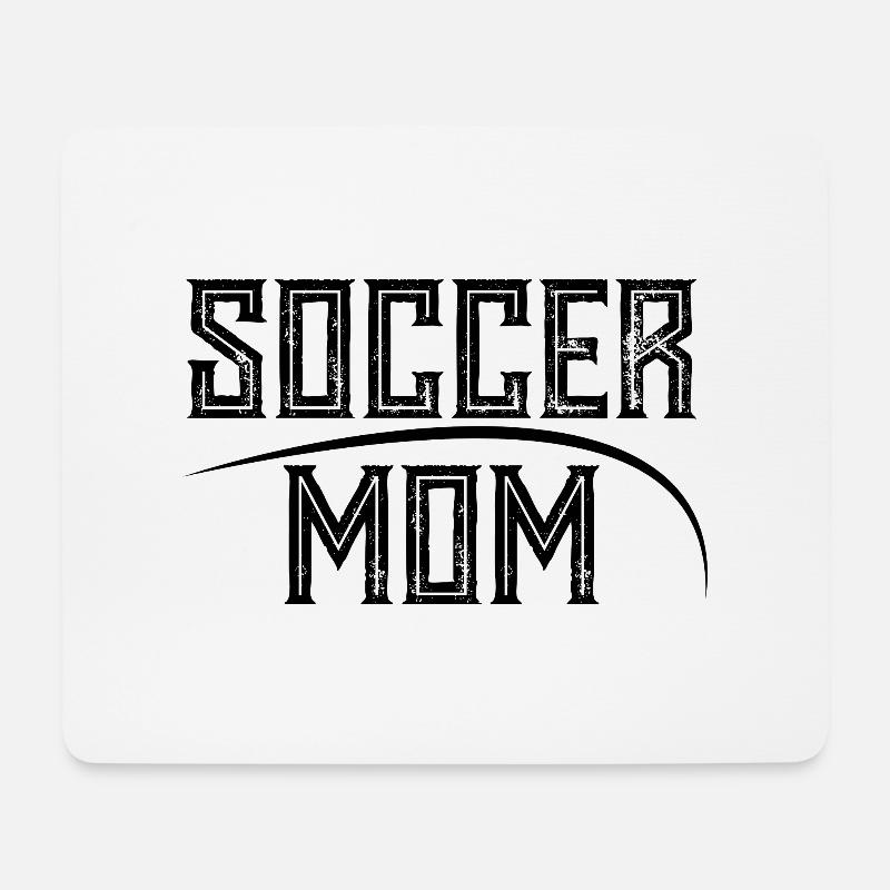 Soccer Mom - Mousepad (Querformat) - Weiß