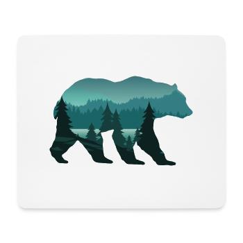Geschenkidee Naturschutz Klimaschutz Umwelt - Mousepad (Querformat) - Weiß - Vorne