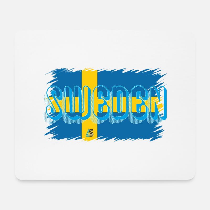 Sweden, Sweden - Mouse Pad (horizontal) - white