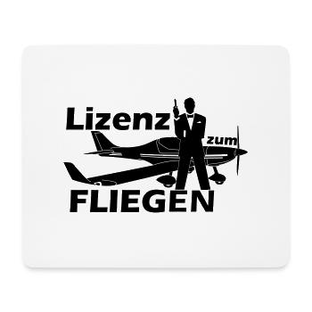 lizenz motorflug - Mousepad (Querformat) - Weiß - Vorne