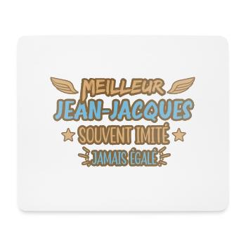 Meilleur Jean-Jacques souvent imité jamais égalé - Tapis de souris (format paysage) - blanc - Devant