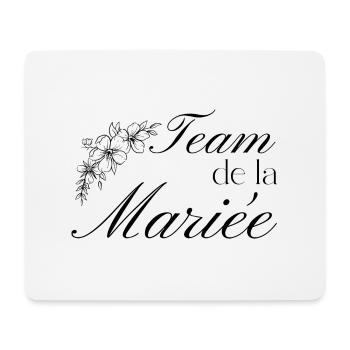 Team de la mariée - Tapis de souris (format paysage) - blanc - Devant