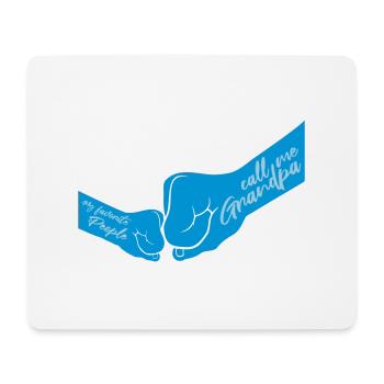 People Call Me Grandpa - Mouse Pad (horizontal) - white - Front