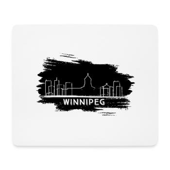 Winnipeg - Tapis de souris (format paysage) - blanc - Devant