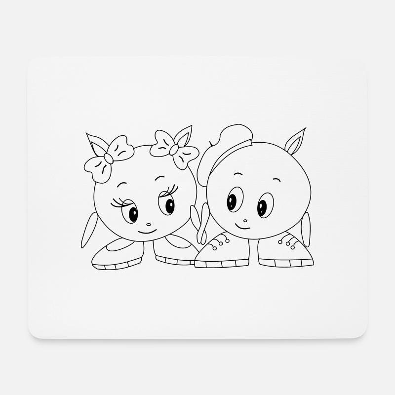 HoldingHands - Mouse Pad (horizontal) - white