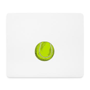 Funny Tennis Apparel Funny Sayings Id hit that - Mousepad (Querformat) - Weiß - Vorne