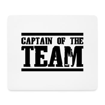 Captain of the Team - Mousepad (Querformat) - Weiß - Vorne