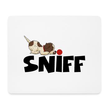 sniff1 1 - Mousepad (Querformat) - Weiß - Vorne