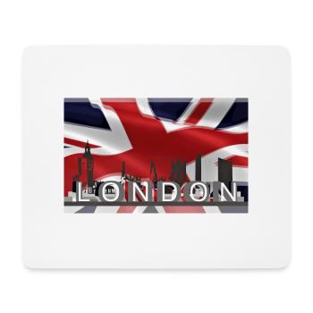 Londres - Tapis de souris (format paysage) - blanc - Devant