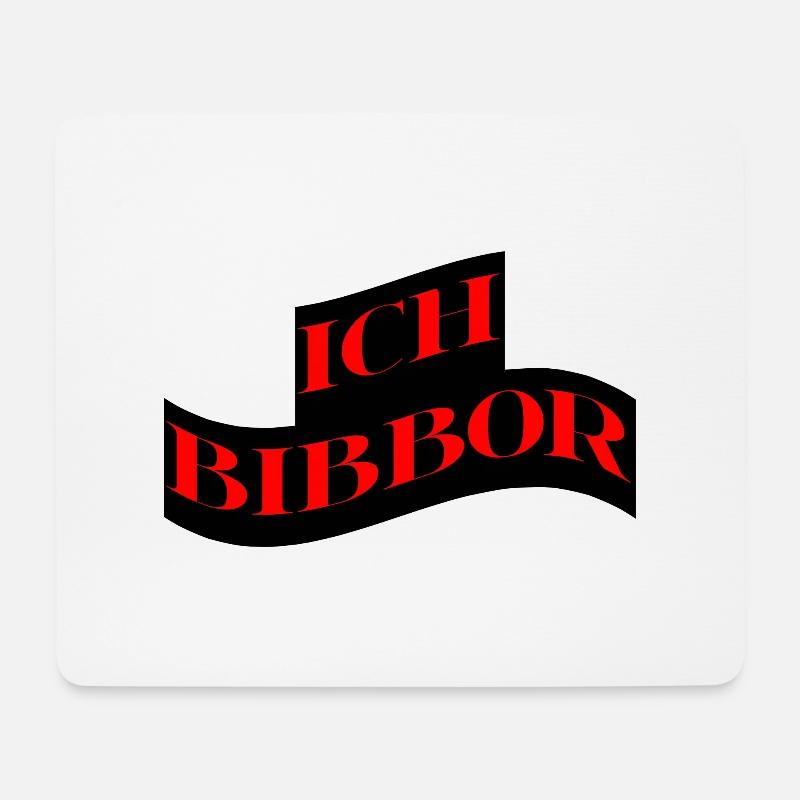 BIBBOR - Mousepad (Querformat) - Weiß