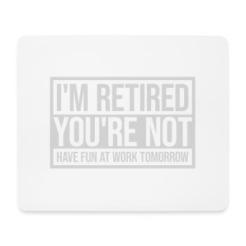 have fun at work - Mouse Pad (horizontal) - white - Front