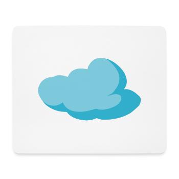 Wolke Blau Cloud Himmel Geschenkidee - Mousepad (Querformat) - Weiß - Vorne