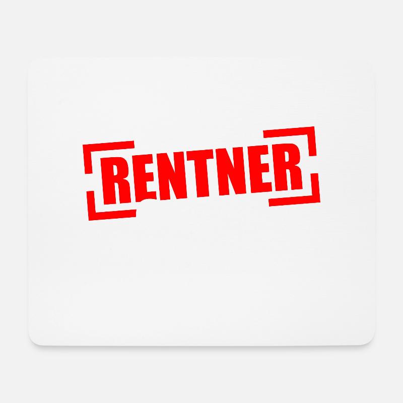 Rentner 2023 Nicht Mehr Mein Problem Ruhestand - Mousepad (Querformat) - Weiß