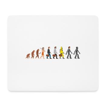 Evolution our far future - Mouse Pad (horizontal) - white - Front