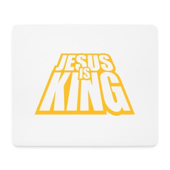 jesus is king Zitat - Mousepad (Querformat) - Weiß - Vorne