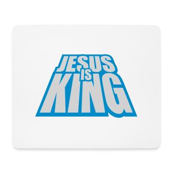 jesus is king Zitat - Mousepad (Querformat) - Weiß - Vorne
