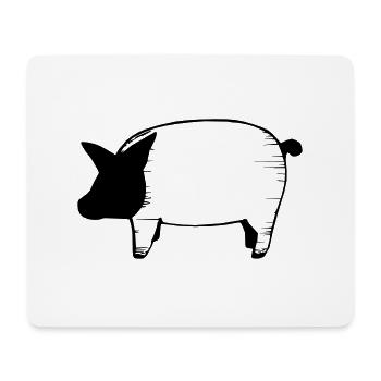 Pig Pigs Pigs Animal Animals Vector 6 - Mouse Pad (horizontal) - white - Front