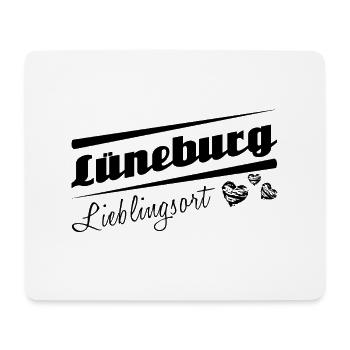 Lüneburg - Lieblingsort mit Stadtnamen - Mousepad (Querformat) - Weiß - Vorne