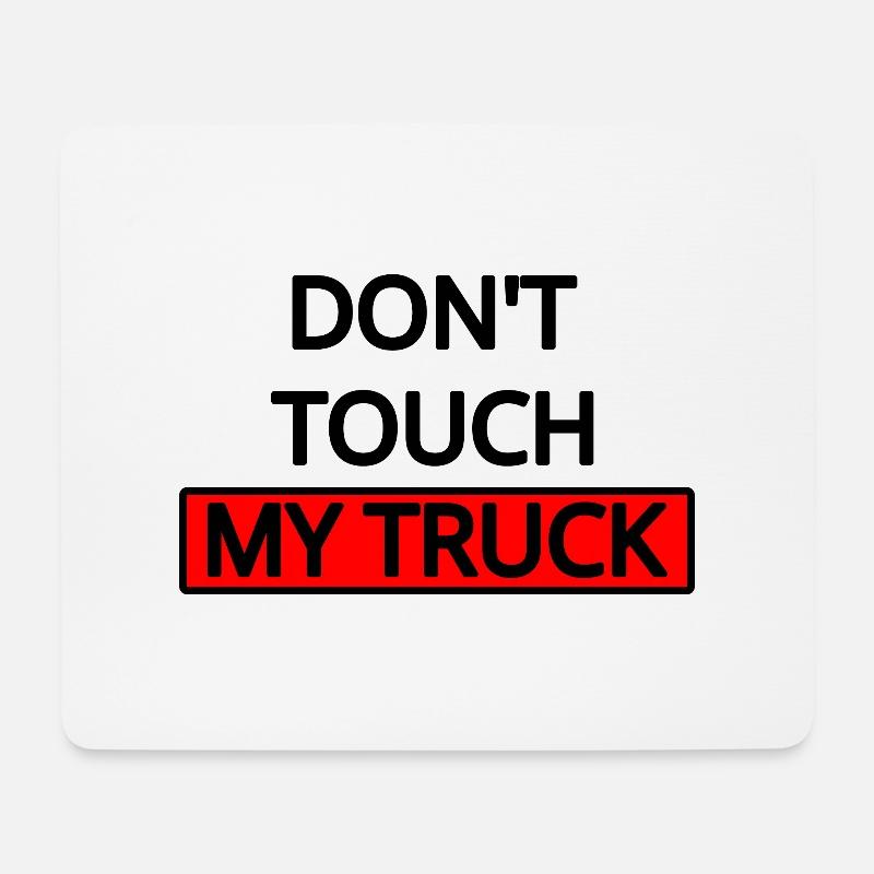 Truck - Mousepad (Querformat) - Weiß