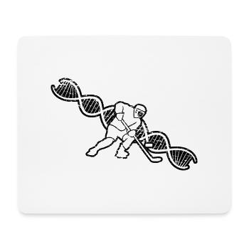 Joueur de hockey sur glace Fan de hockey Équipe de hockey sur glace - Tapis de souris (format paysage) - blanc - Devant