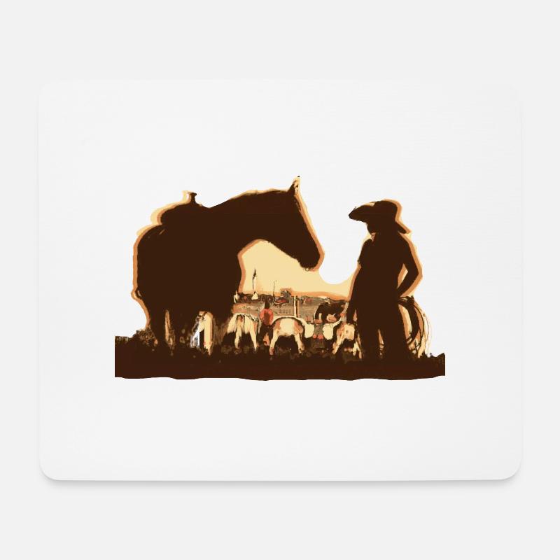 Wester Design - Mouse Pad (horizontal) - white