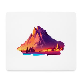 Bergwanderer Bergwandern Wandern Wanderung - Mousepad (Querformat) - Weiß - Vorne