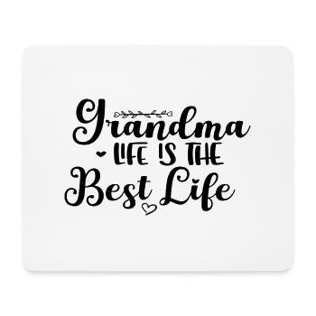 Grandma Life Is The Best Life - Mousepad (Querformat) - Weiß - Vorne