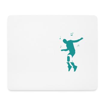 Dancing Dance Music - Mouse Pad (horizontal) - white - Front