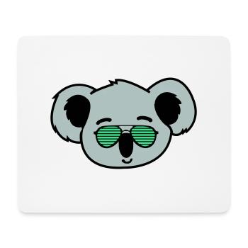 koala cool - Mousepad (Querformat) - Weiß - Vorne