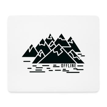 Berg Abenteuer Geschenk Spruch Bergsteigen Wandern - Mousepad (Querformat) - Weiß - Vorne