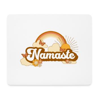 Vintage Namaste Design - Mouse Pad (horizontal) - white - Front
