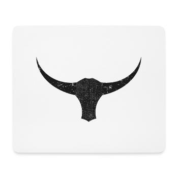 Bull - Mouse Pad (horizontal) - white - Front