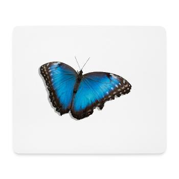 papillon - Tapis de souris (format paysage) - blanc - Devant
