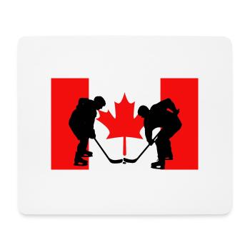 Le Canada, mon pays, mon drapeau ! - Tapis de souris (format paysage) - blanc - Devant