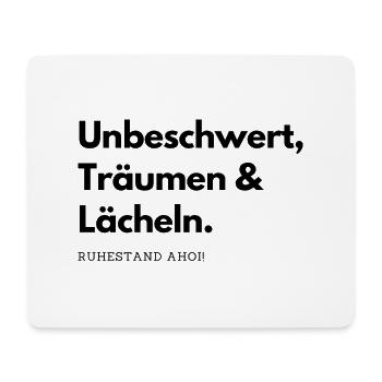 Rentner im Ruhestand - Mousepad (Querformat) - Weiß - Vorne