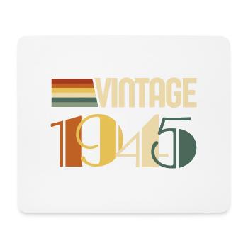 Jahrgang 1945 - 1945 Jubiläumsgeschenk - Mousepad (Querformat) - Weiß - Vorne