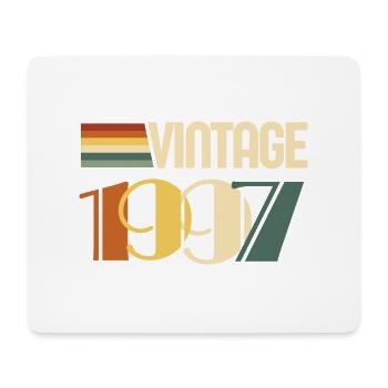 Jahrgang 1997 - 1997 Jubiläumsgeschenk - Mousepad (Querformat) - Weiß - Vorne