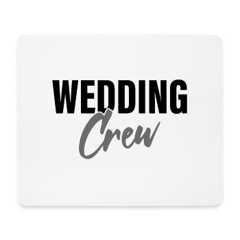 Équipe de mariage - Tapis de souris (format paysage) - blanc - Devant