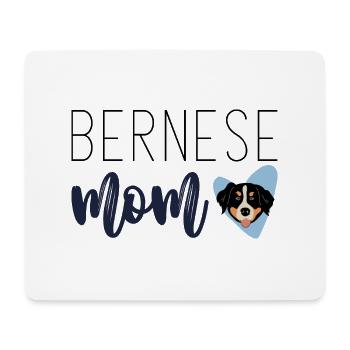 Bernese Mom Gift Bernese Mountain Dog Minimalistic - Mouse Pad (horizontal) - white - Front