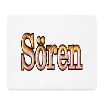 Soeren2 - Mousepad (Querformat) - Weiß - Vorne