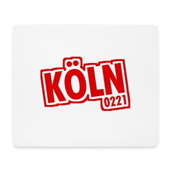 Cologne - 0221 - Cathedral City - Rhine - Cologne Cathedral - Mouse Pad (horizontal) - white - Front