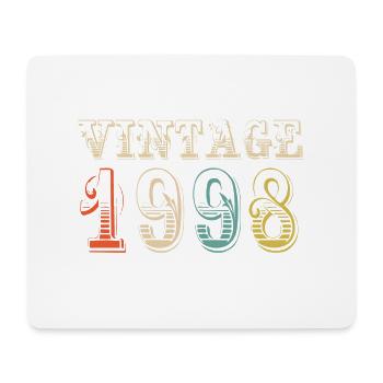 Vintage 1998 - 26th birthday - 26 years old - Mouse Pad (horizontal) - white - Front
