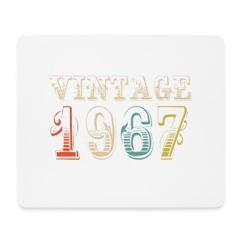 Vintage 1967 - 57th birthday - 57 years old - Mouse Pad (horizontal) - white - Front