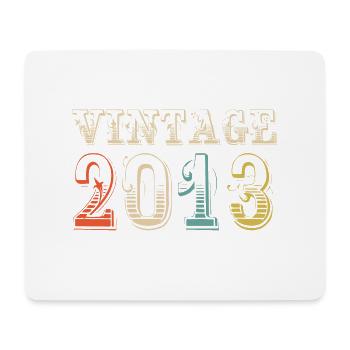 Vintage 2013- 11 st birthday - 11 years old - Mouse Pad (horizontal) - white - Front