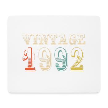 Jahrgang 1992 - 32. Geburtstag - 32 Jahre alt - Mousepad (Querformat) - Weiß - Vorne