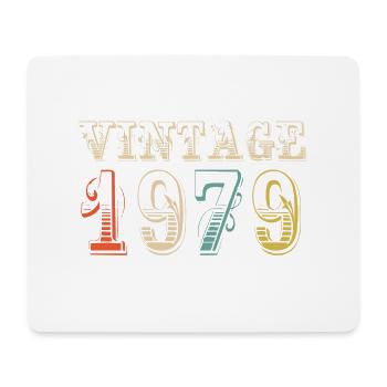 Jahrgang 1979 - 45. Geburtstag - 45 Jahre alt - Mousepad (Querformat) - Weiß - Vorne