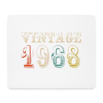 Jahrgang 1968 - 56. Geburtstag - 56 Jahre alt - Mousepad (Querformat) - Weiß - Vorne