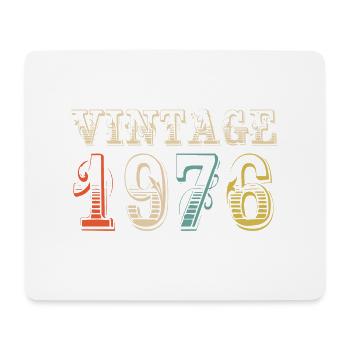 Jahrgang 1976 - 48. Geburtstag - 48 Jahre alt - Mousepad (Querformat) - Weiß - Vorne